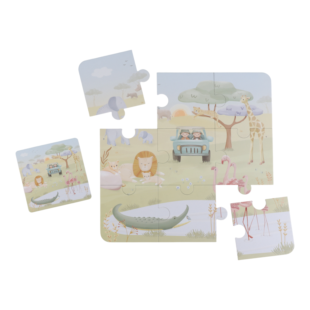 מארז 6 פאזלים – Safari Friends