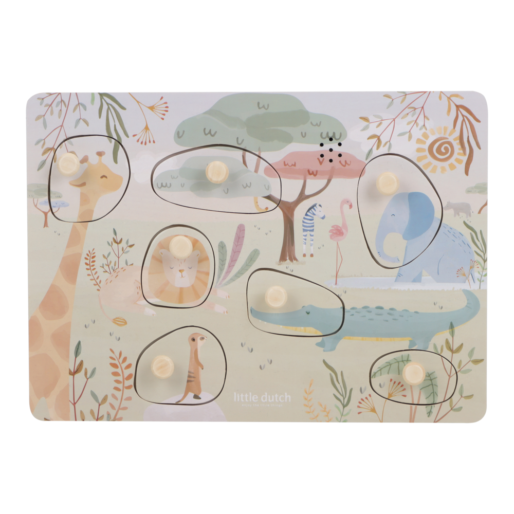 פאזל עץ עם צלילים – Safari