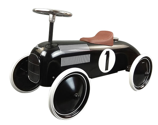 Large Retro Metal Ride-On – Black